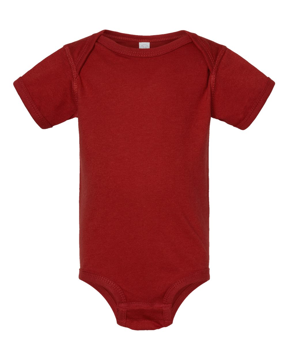 Front View of Garnet Infant Fine Jersey Bodysuit - 4424