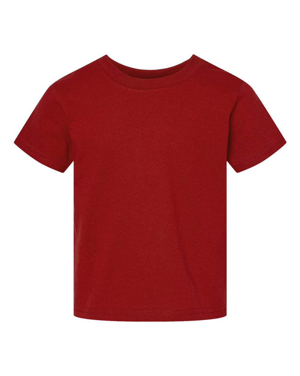Front View of Garnet Juvy Youth Short Sleeve T-Shirt - 3301J