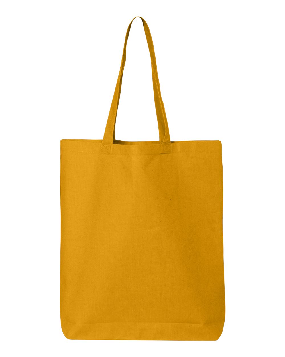 Front View of Gold 12L Economical Tote - QTBG