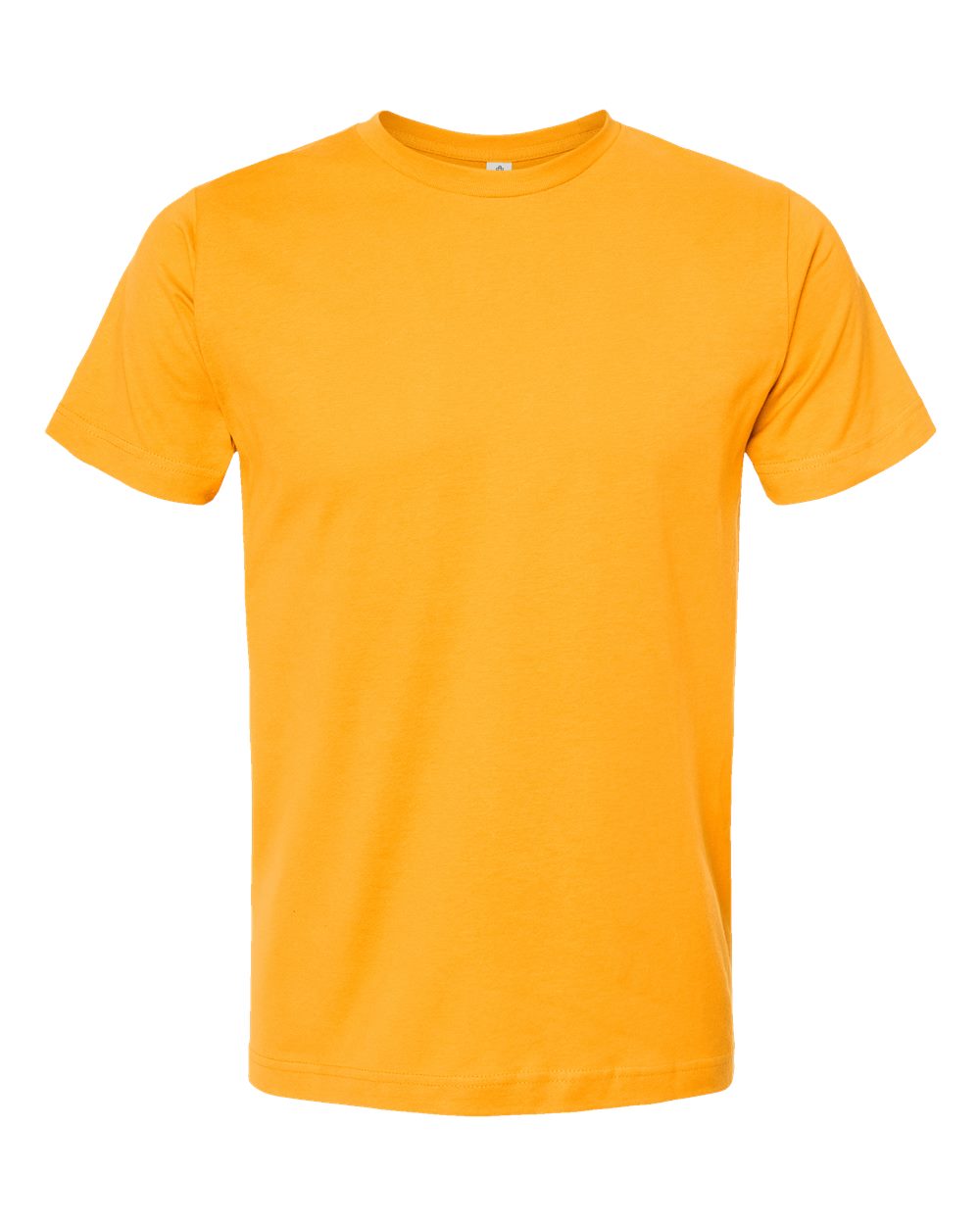 Front View of Gold Fine Jersey T-Shirt - 202