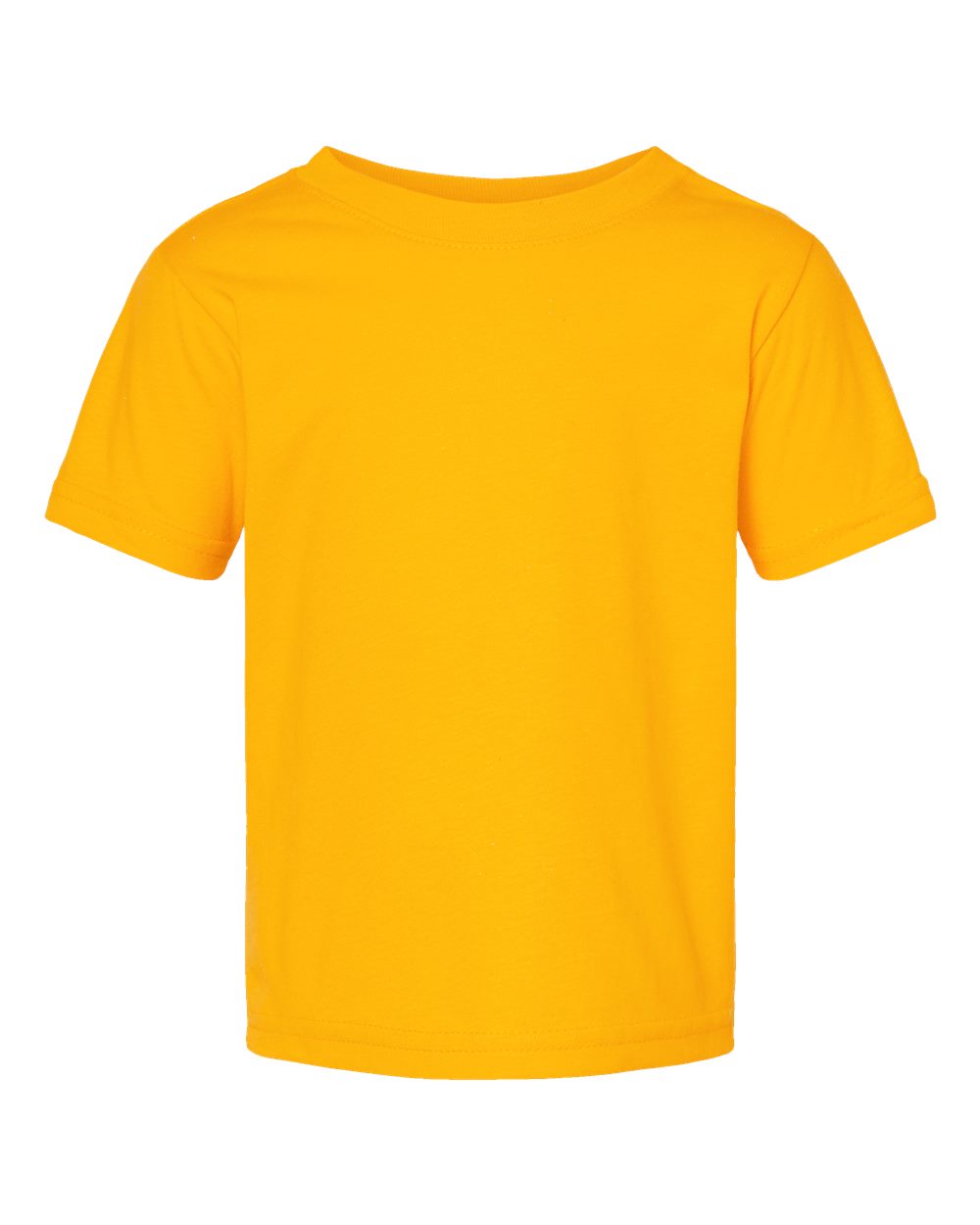 Front View of Gold Infant Fine Jersey Tee - 3322