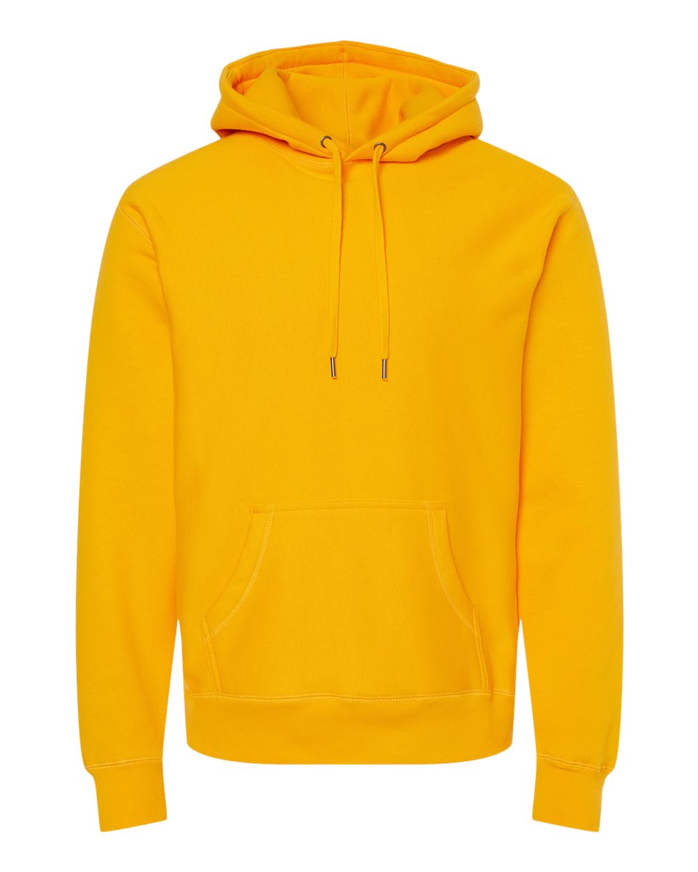 Front View of Gold Legend - Premium Heavyweight Cross-Grain Hooded Sweatshirt - IND5000P
