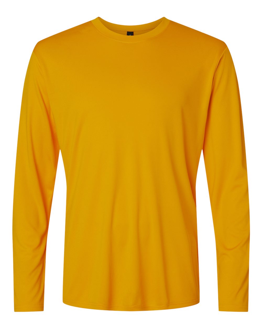 Front View of Gold Pro-Lock Performance Long Sleeve T-Shirt - 48400
