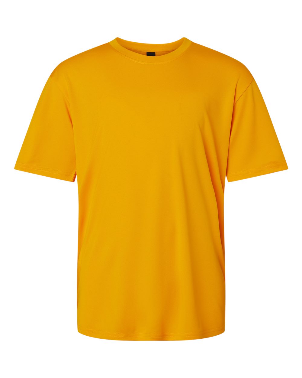 Front View of Gold Pro-Lock Youth Performance T-Shirt - 48000Y
