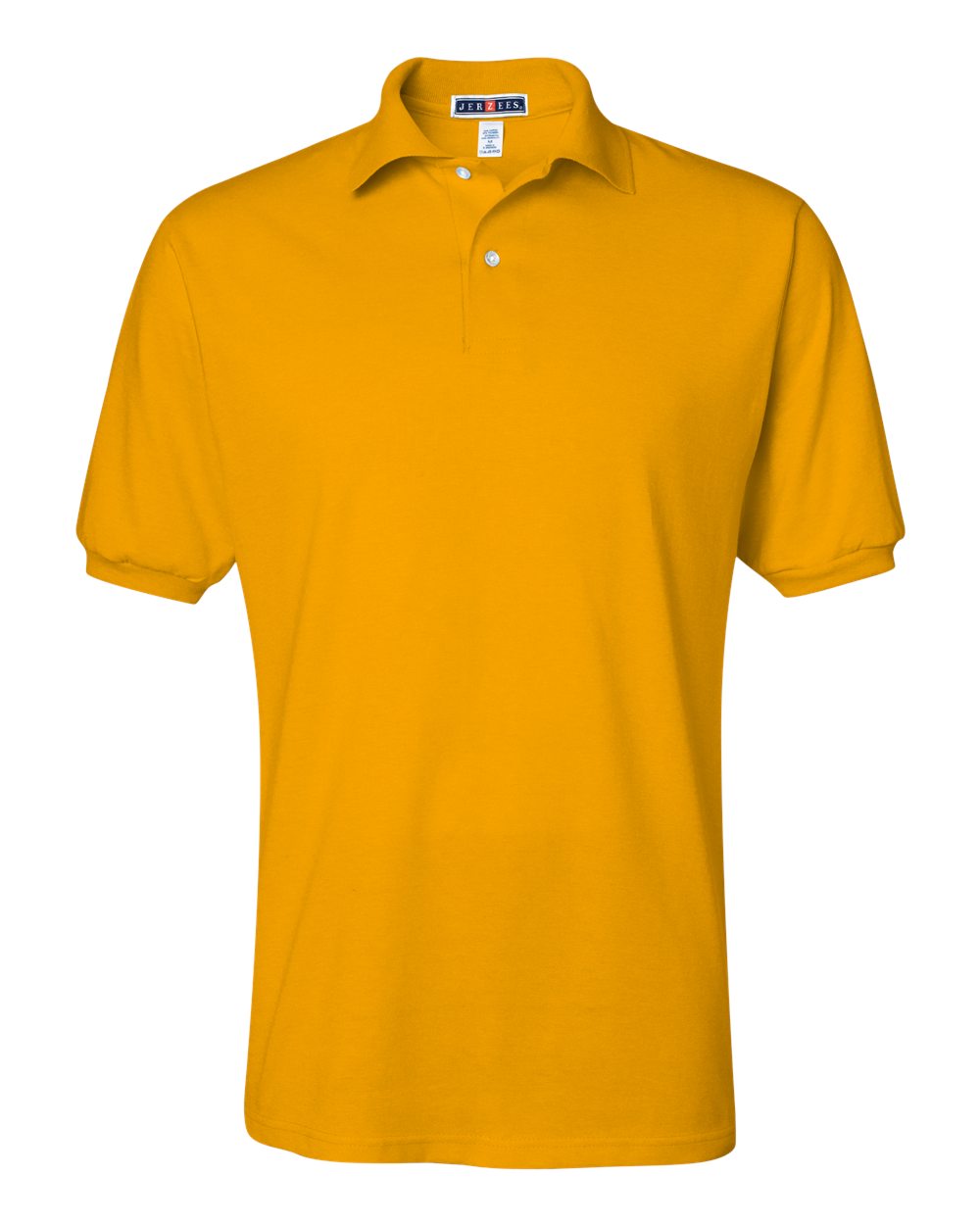 Front View of Gold SpotShield® 50/50 Polo - 437MSR