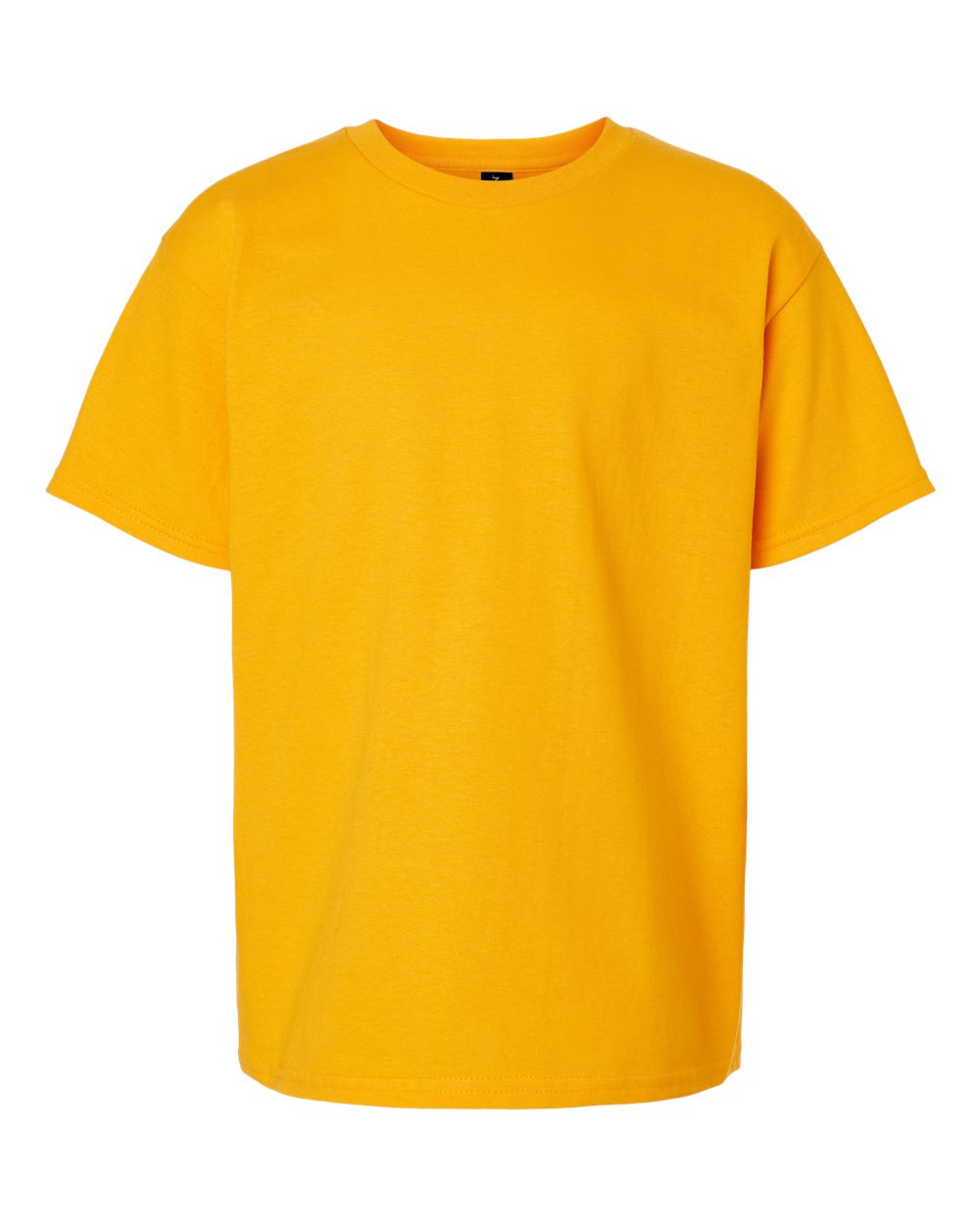Front View of Gold Ultra Cotton® Youth T-Shirt - 2000B