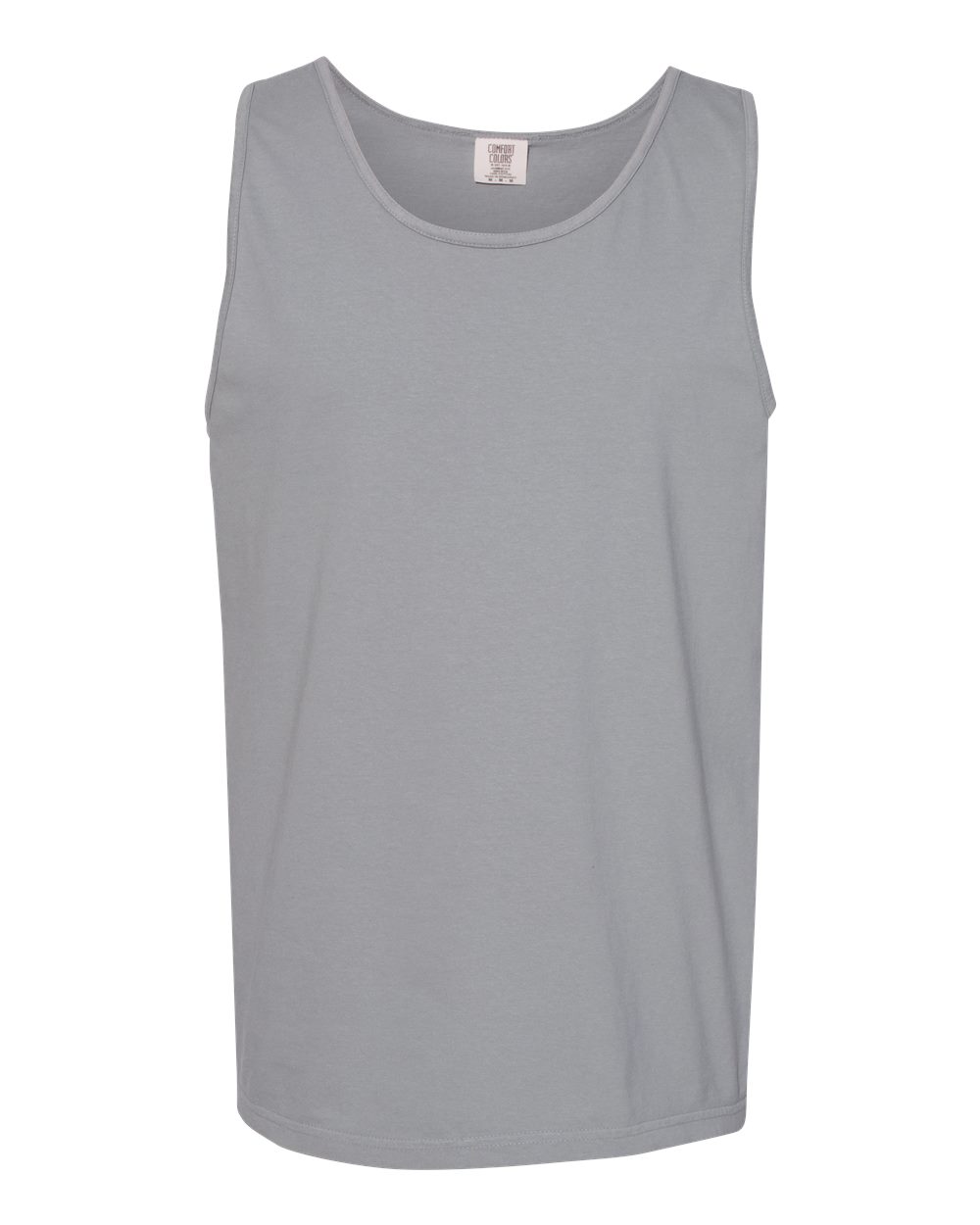Front View of Granite Garment-Dyed Heavyweight Tank Top - 9360