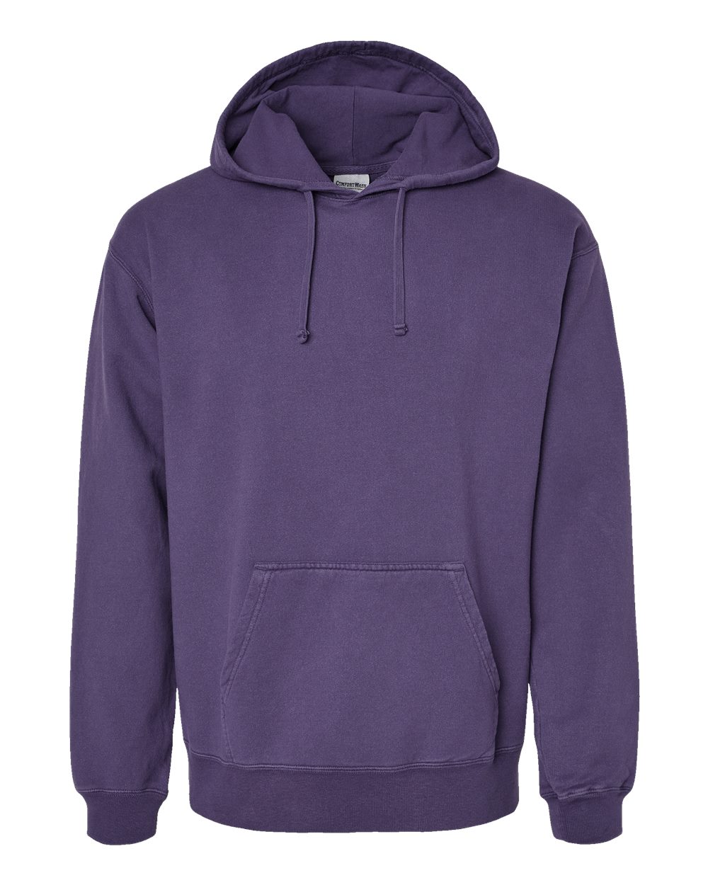 Front View of Grape Soda Garment-Dyed Hooded Sweatshirt - GDH450