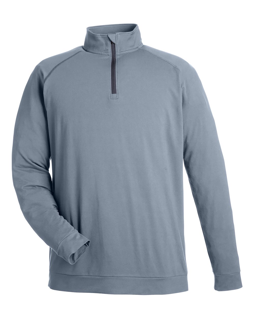 Front View of Graphite Colt Quarter-Zip Pullover - SWC500