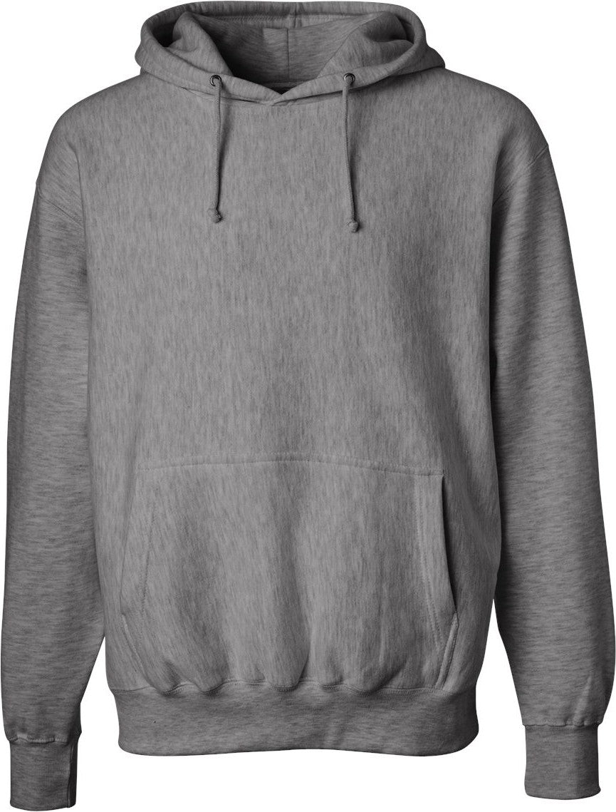 Front View of Graphite Cross Weave™ Hooded Sweatshirt - 7700