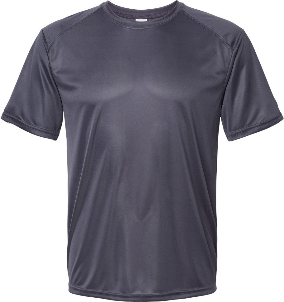 Front View of Graphite Islander Performance T-Shirt - 200
