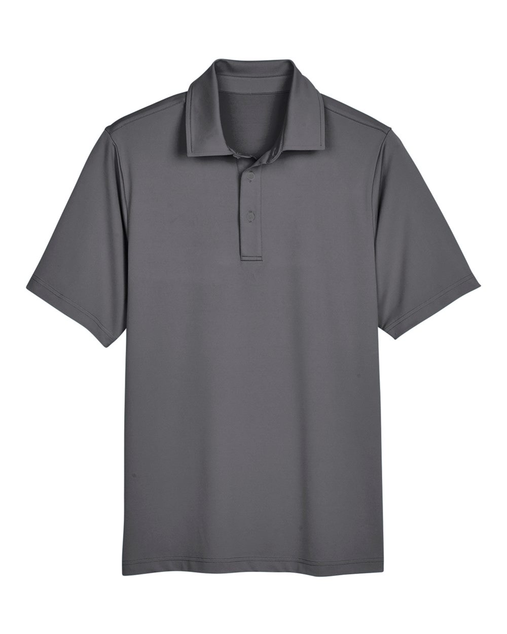 Front View of Graphite Men's CrownLux Performance® Range Flex Polo - DG21