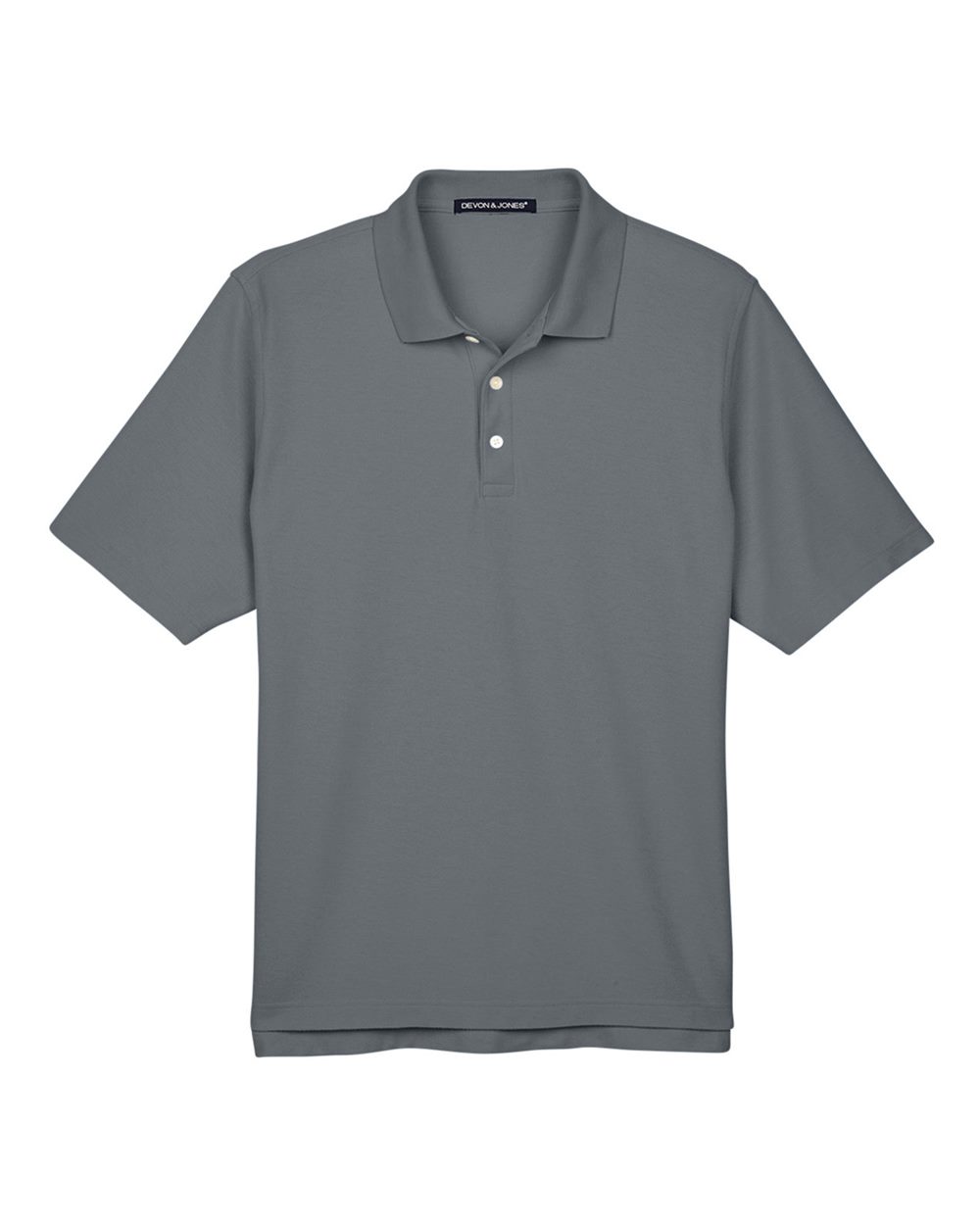 Front View of Graphite Men's DRYTEC20™ Performance Polo - DG150