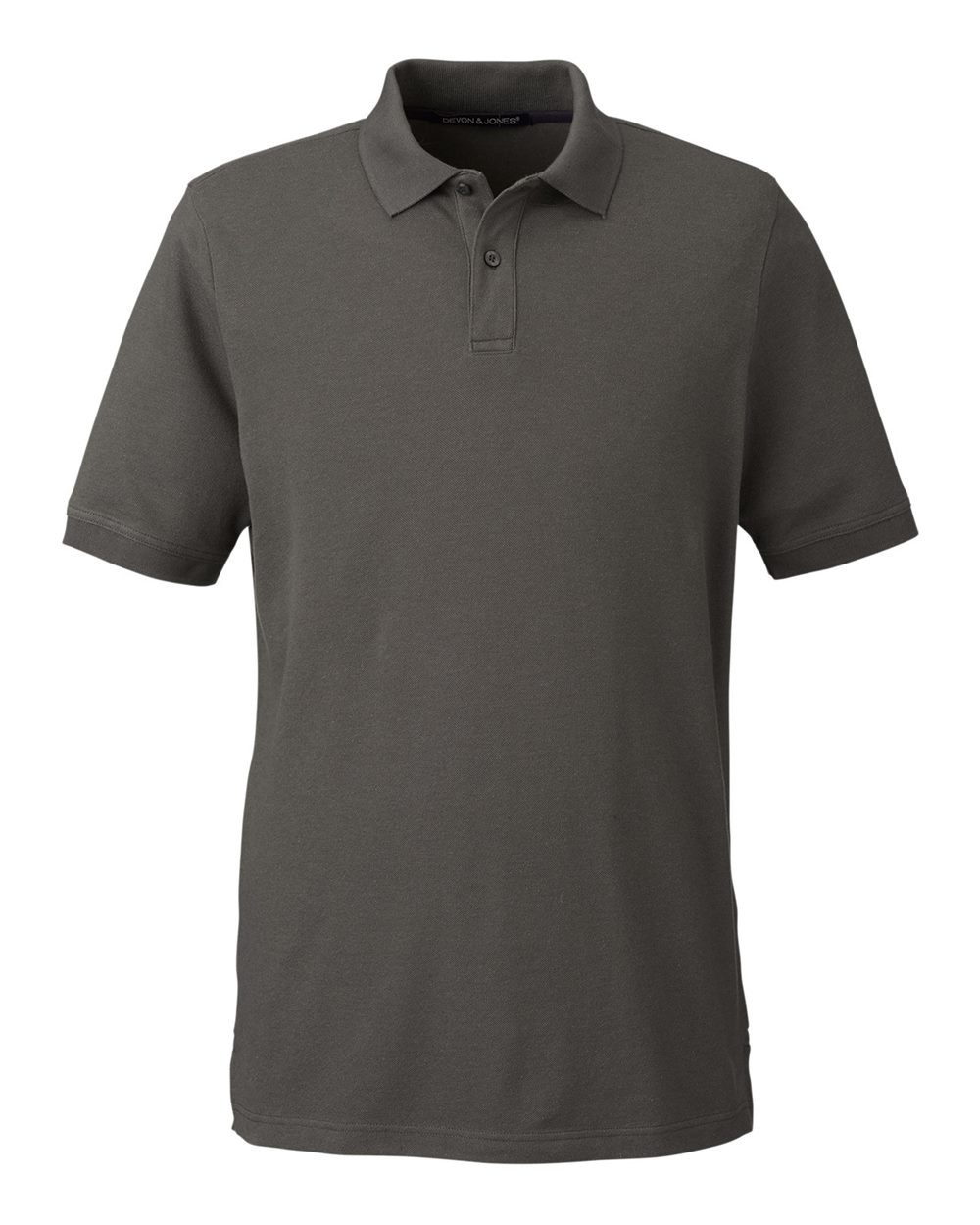 Front View of Graphite Men's New Classics® Performance Polo - DG100