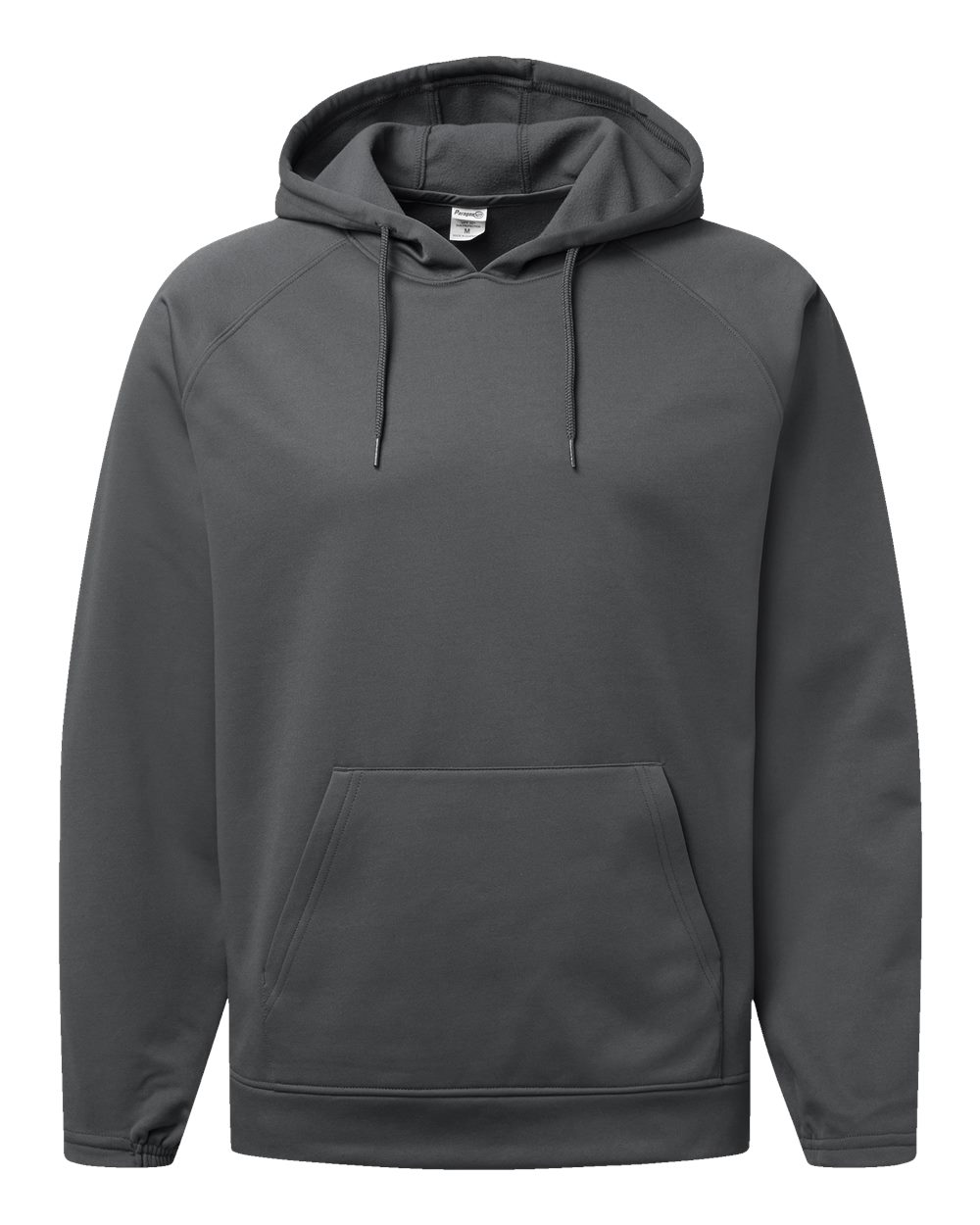 Front View of Graphite Vail Performance Fleece Hooded Sweatshirt - 305