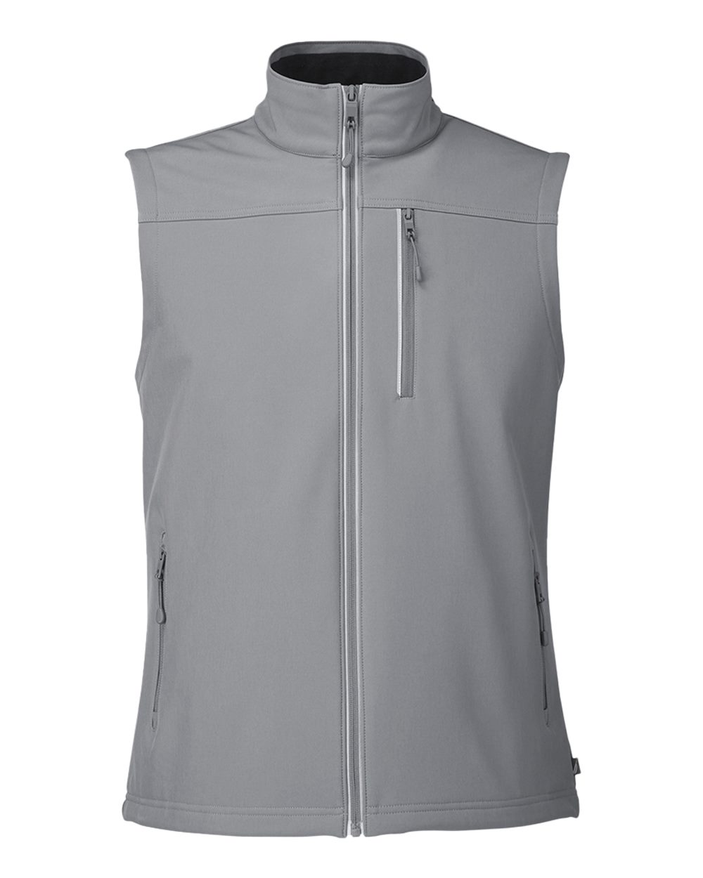 Front View of Graphite Wavestorm Soft Shell Vest - N17792