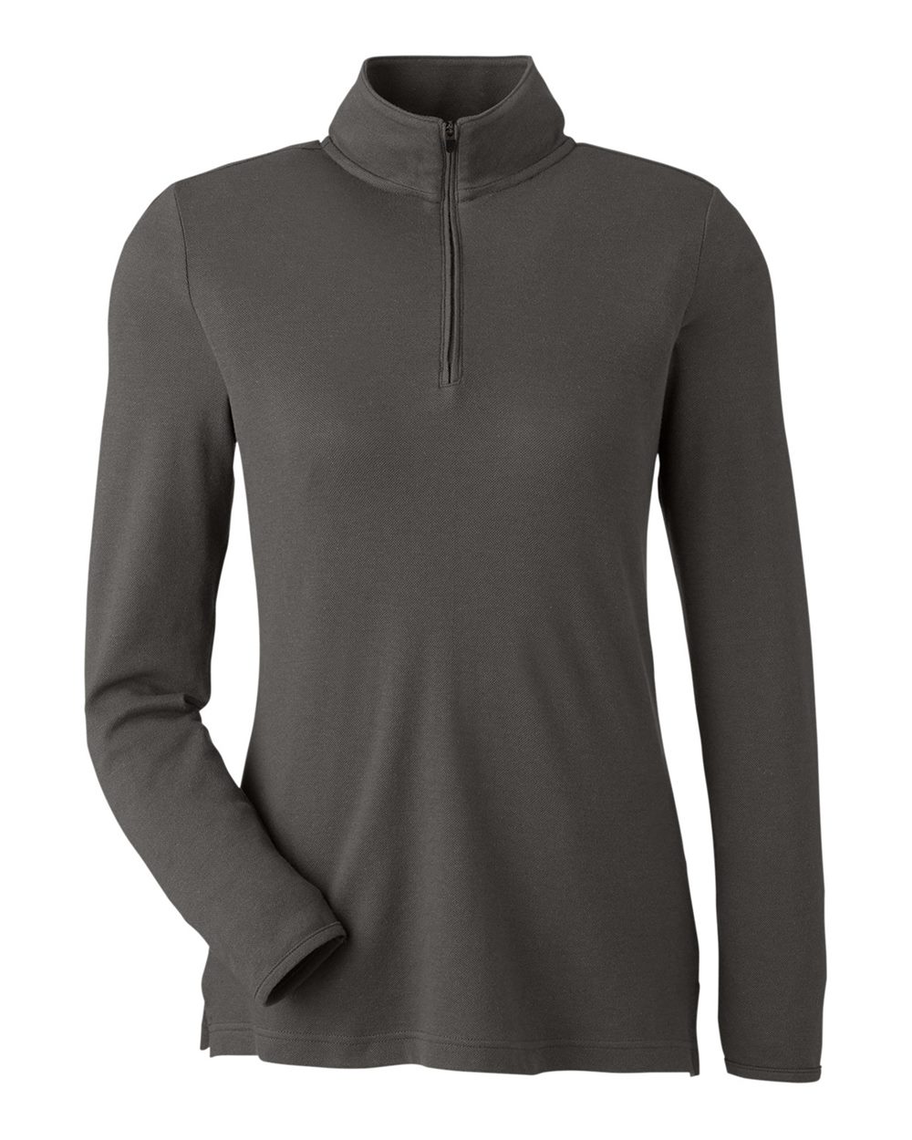 Front View of Graphite Women's New Classics® Performance Quarter-Zip Pullover - DG400W