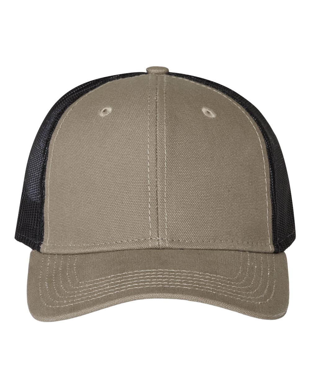 Front View of Gravel Hudson Trucker Cap - 3006