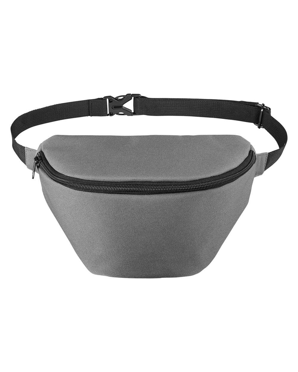 Front View of Grey Fanny Pack - BE260