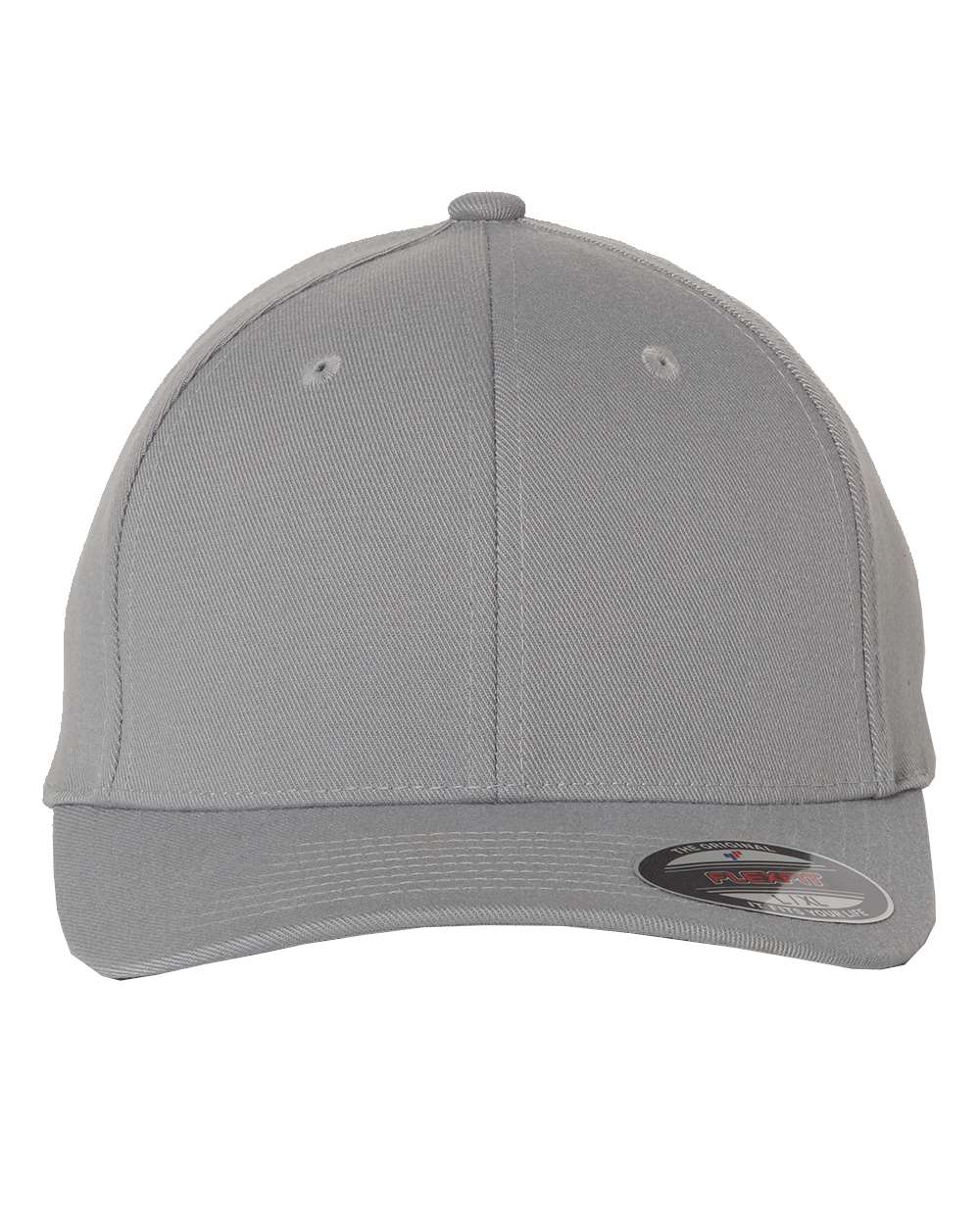 Front View of Grey Pro-Formance® Cap - 6580