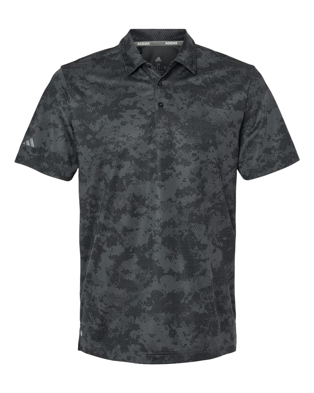 Front View of Grey Six Camo Polo - A550