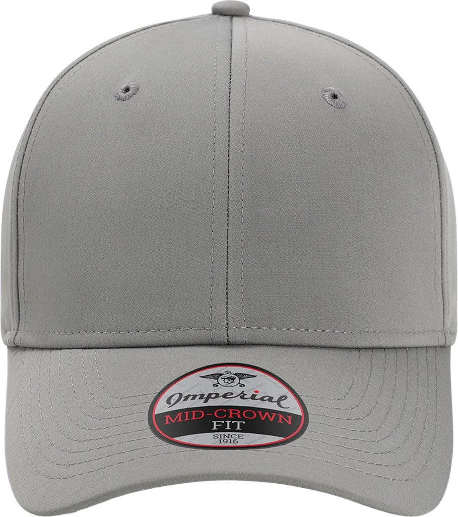 Front View of Grey The Independent Cap - 7054N