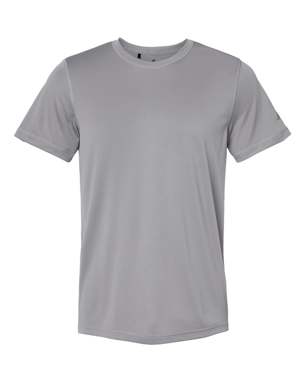 Front View of Grey Three Sport T-Shirt - A376