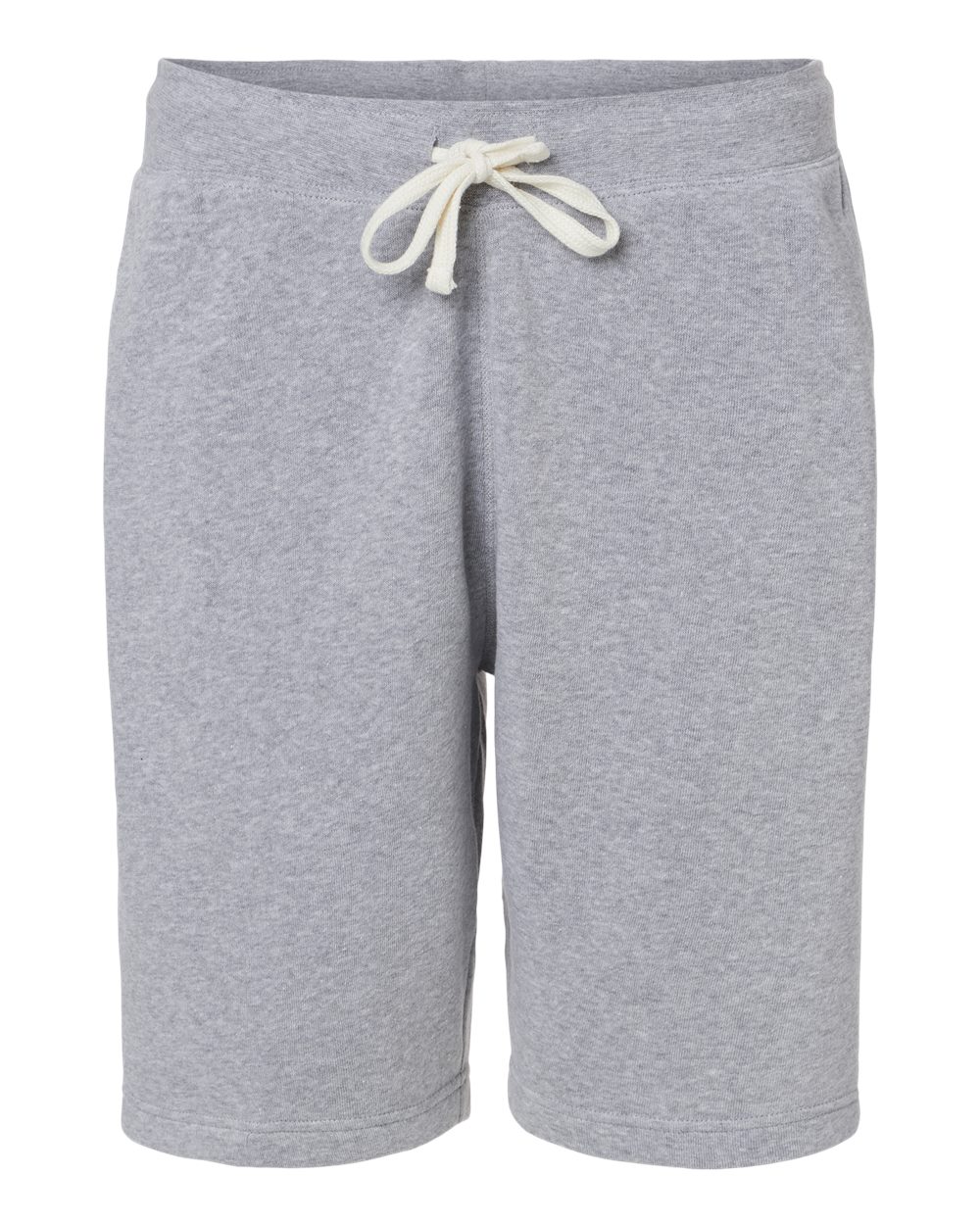 Front View of Grey Triblend Triblend Fleece Shorts - 8855