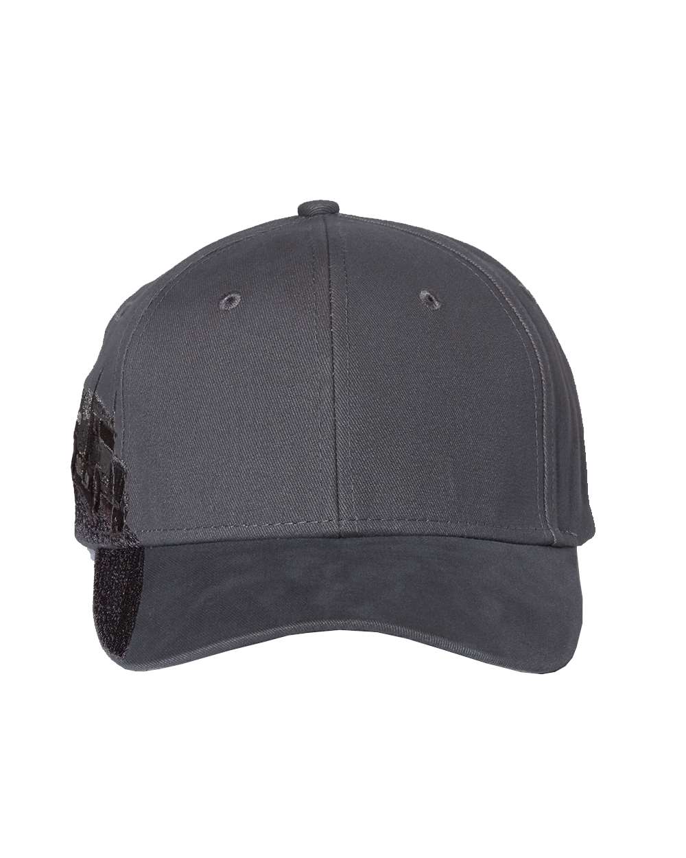 Front View of Grey Trucking Cap - 3350