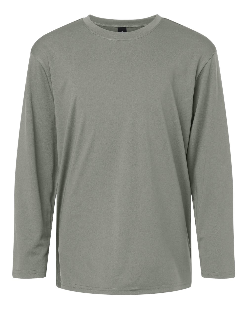 Front View of Greystone Pro-Lock Youth Performance Long Sleeve T-Shirt - 48400Y