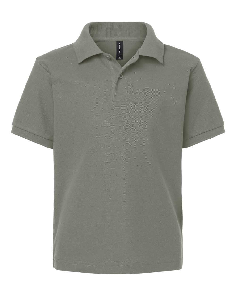 Front View of Greystone Youth Pique Polo - 62800Y