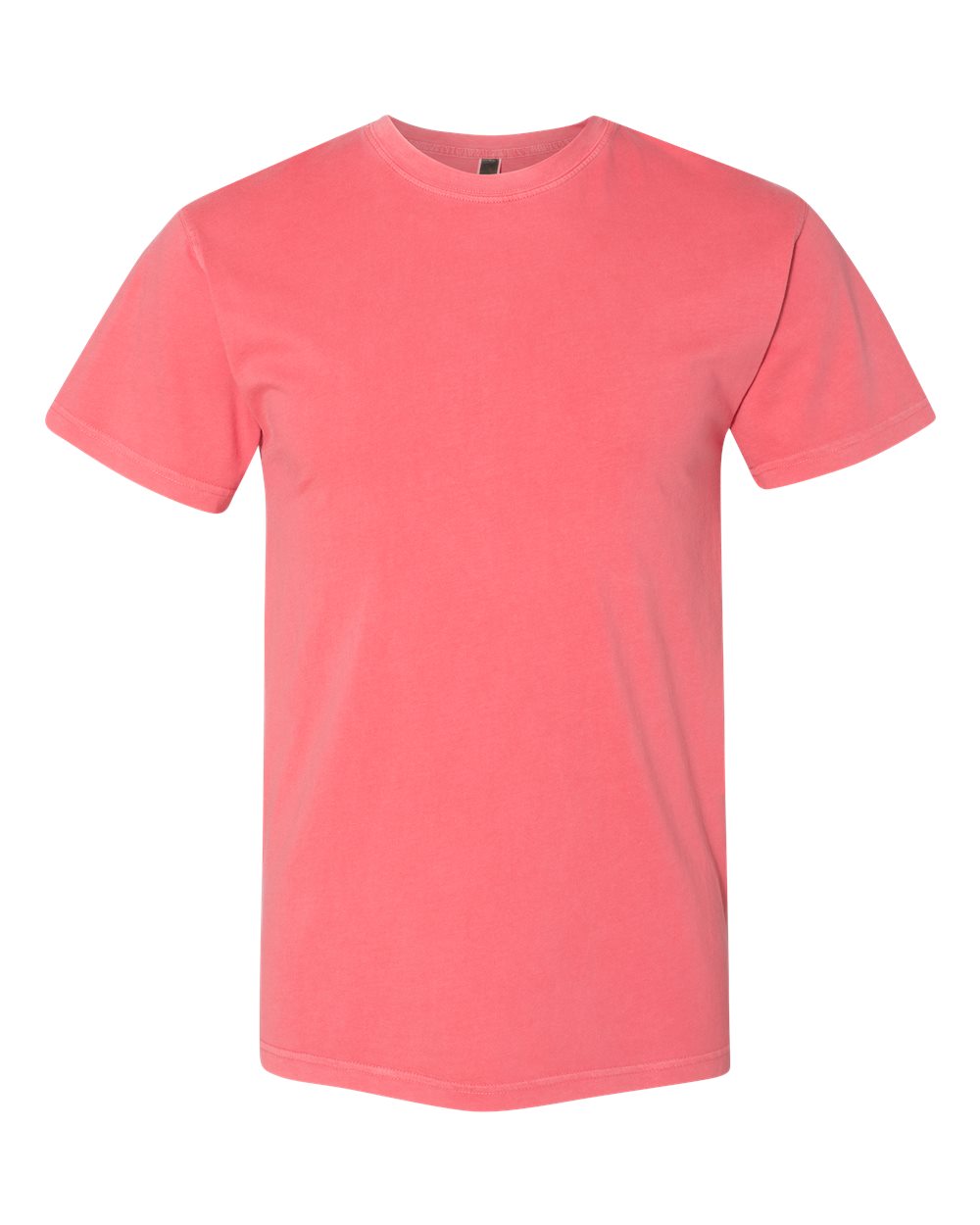 Front View of Guava Inspired Dye Short Sleeve T-Shirt - 7410