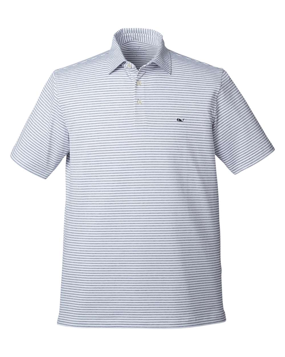 Front View of Hammerhead Heathered Winstead Sankaty Polo - G011145