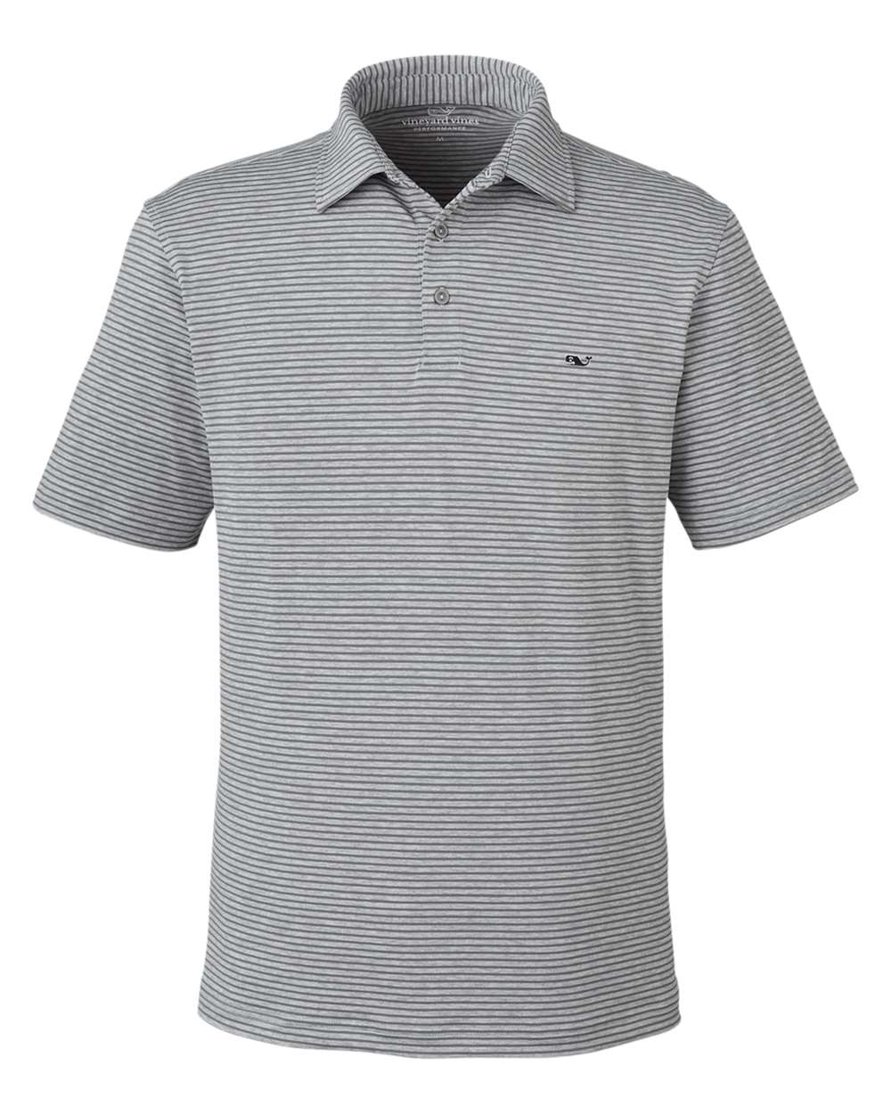Front View of Hammerhead TJ Bradley Stripe Sankaty Polo - G012426