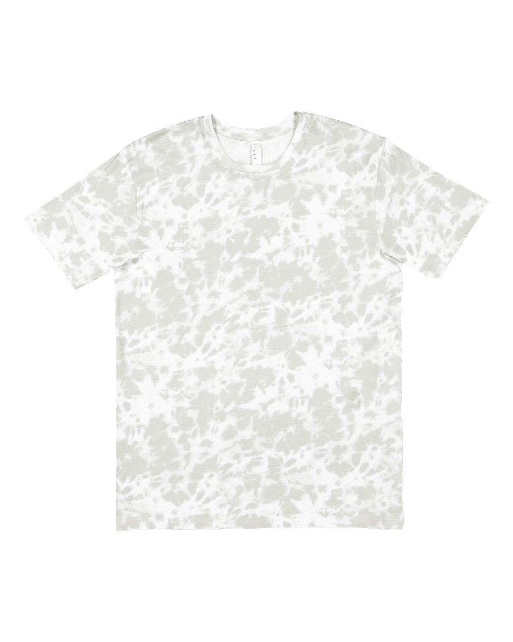 Front View of Haze Tie Dye Fine Jersey Tee - 6901