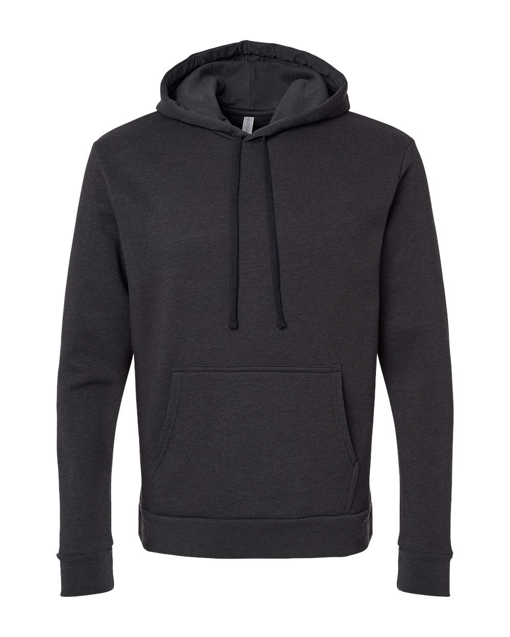 Front View of Heather Black Malibu Hoodie - 9302
