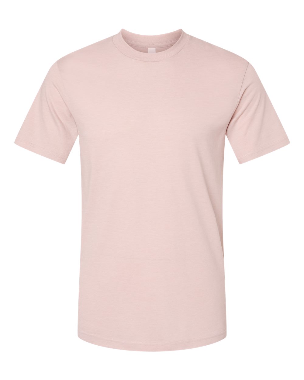 Front View of Heather Blush CVC Tee - 2001CVC