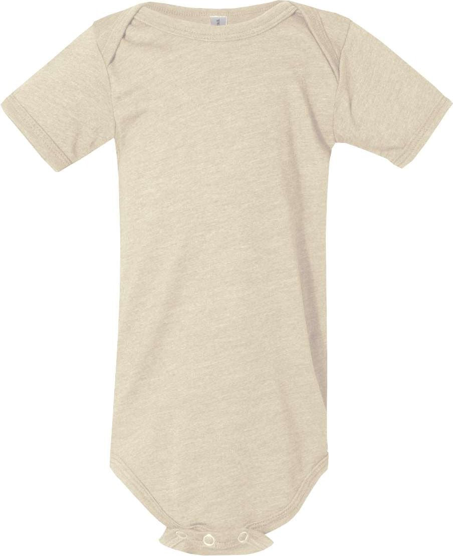 Front View of Heather Dust Infant Jersey One Piece - 100B