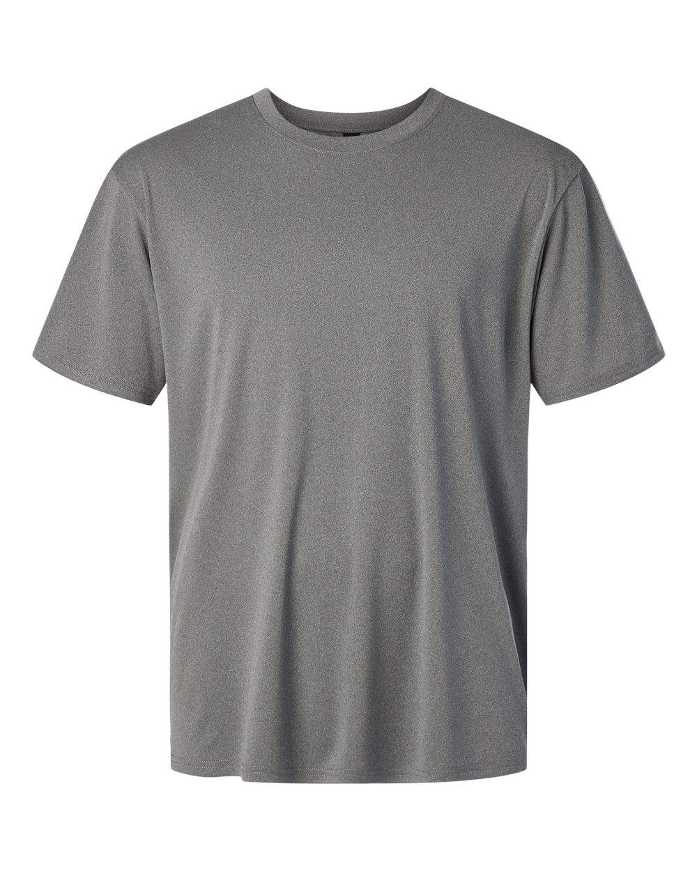 Front View of Heather Granite Pro-Lock Performance T-Shirt - 48000