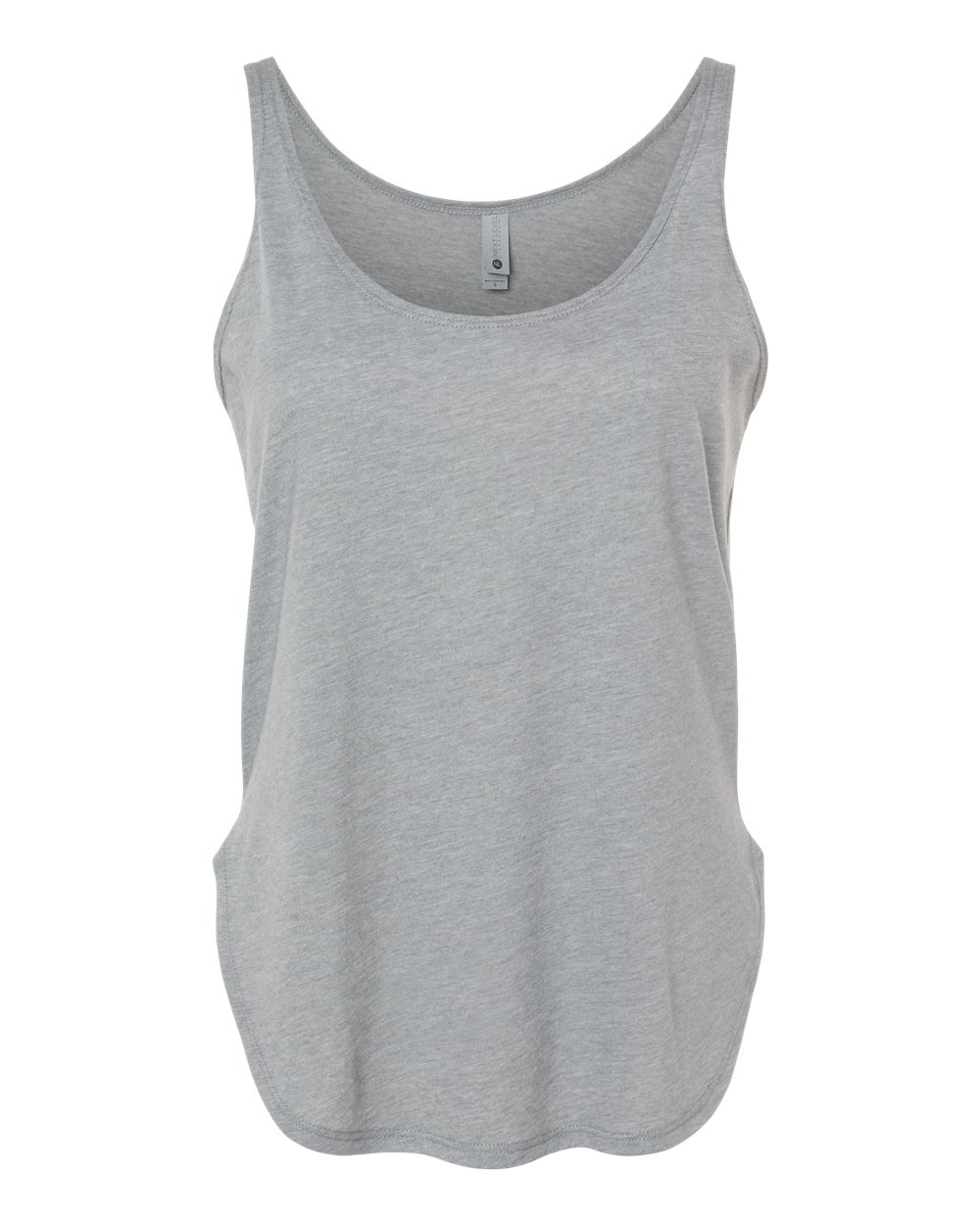 Front View of Heather Grey Women's Festival Tank - 5033