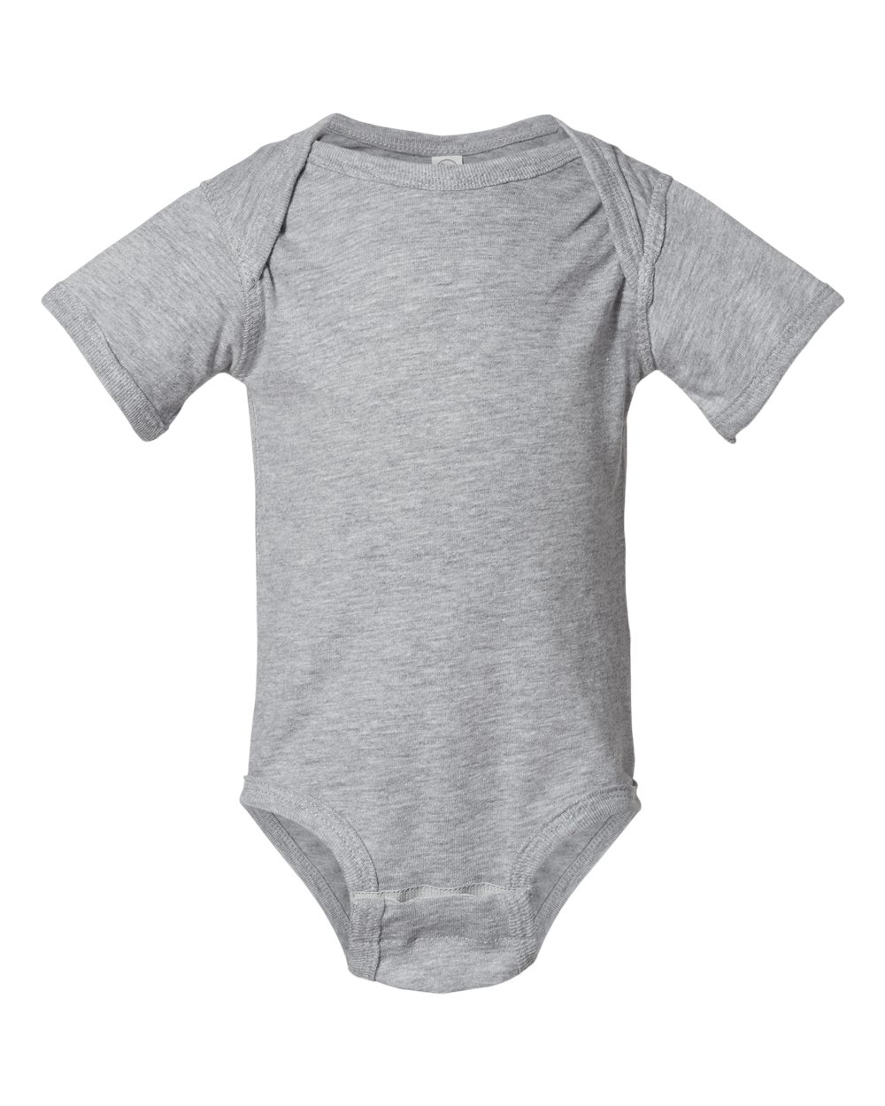 Front View of Heather Infant Fine Jersey Bodysuit - 4424