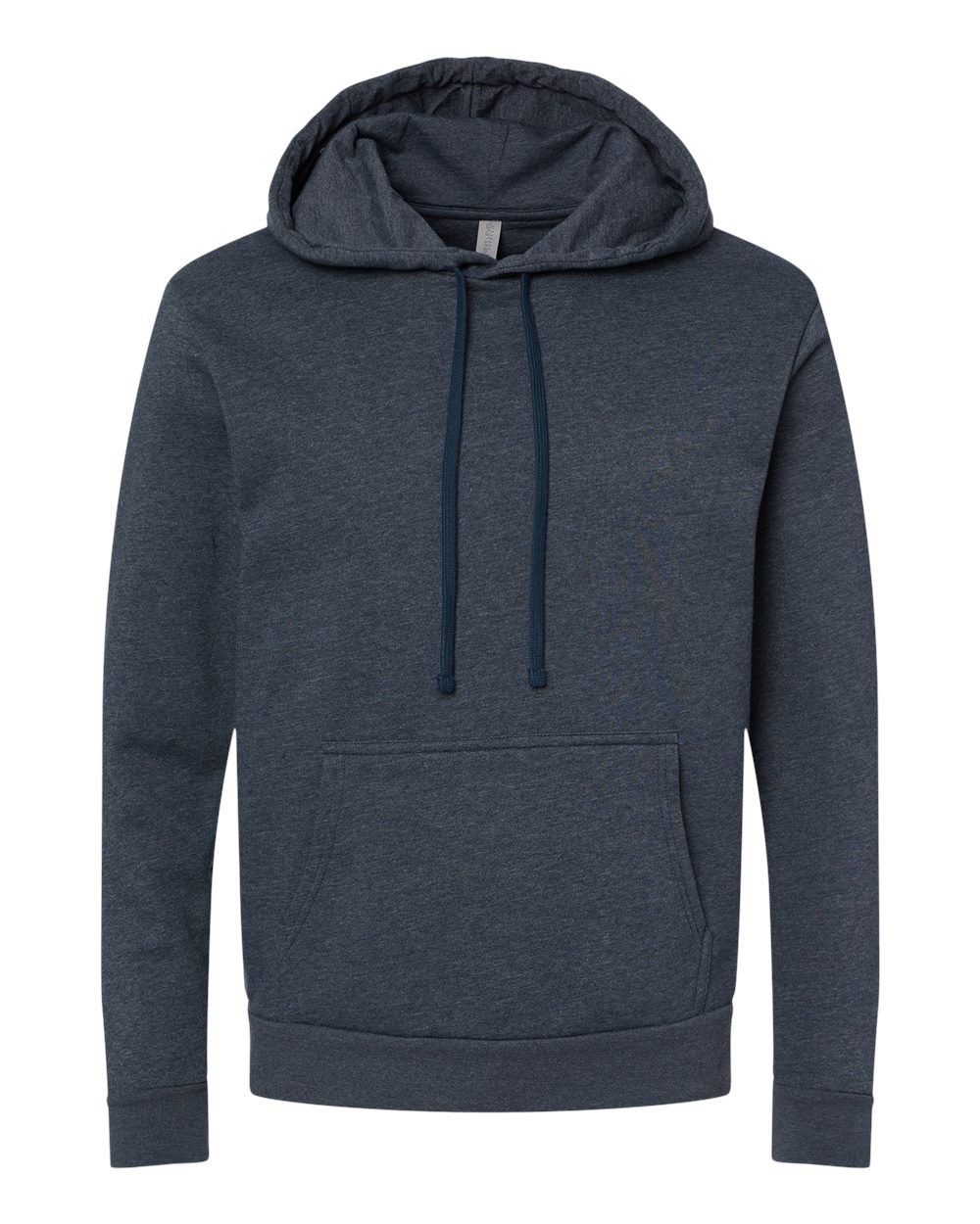 Front View of Heather Midnight Navy Malibu Hoodie - 9302