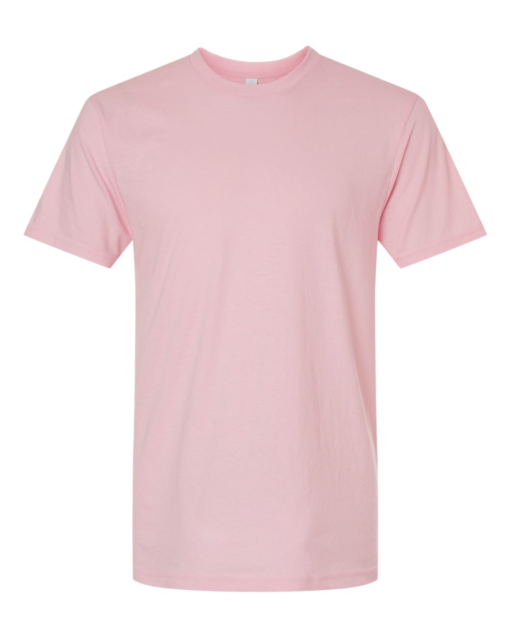 Front View of Heather Pink CVC Tee - 2001CVC