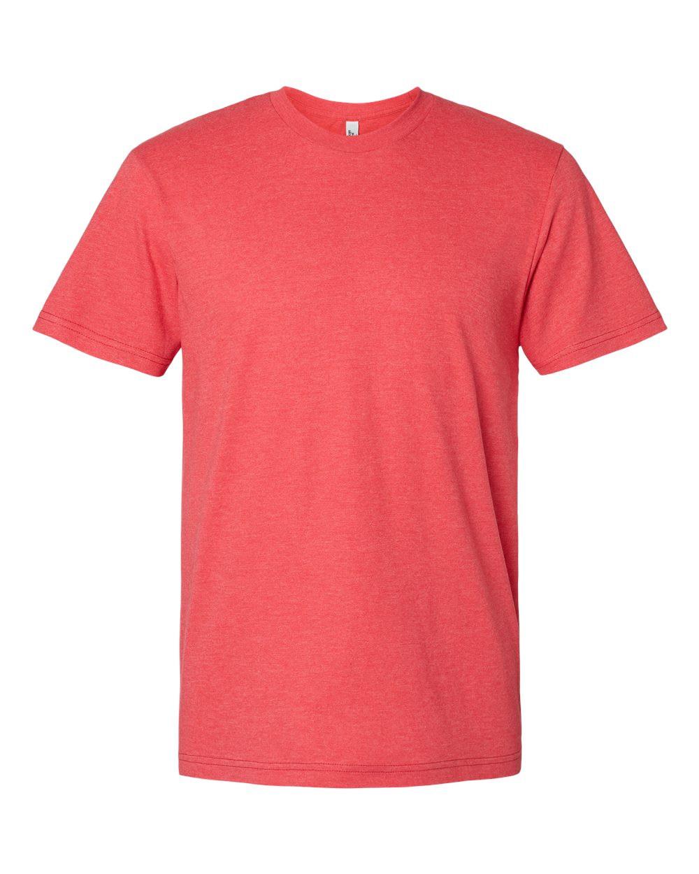 Front View of Heather Red CVC Tee - 2001CVC