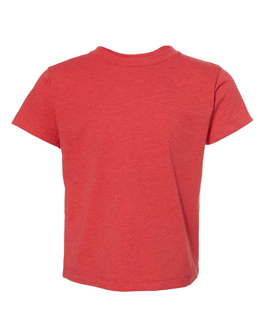 Front View of Heather Red Toddler Jersey Tee - 3001T