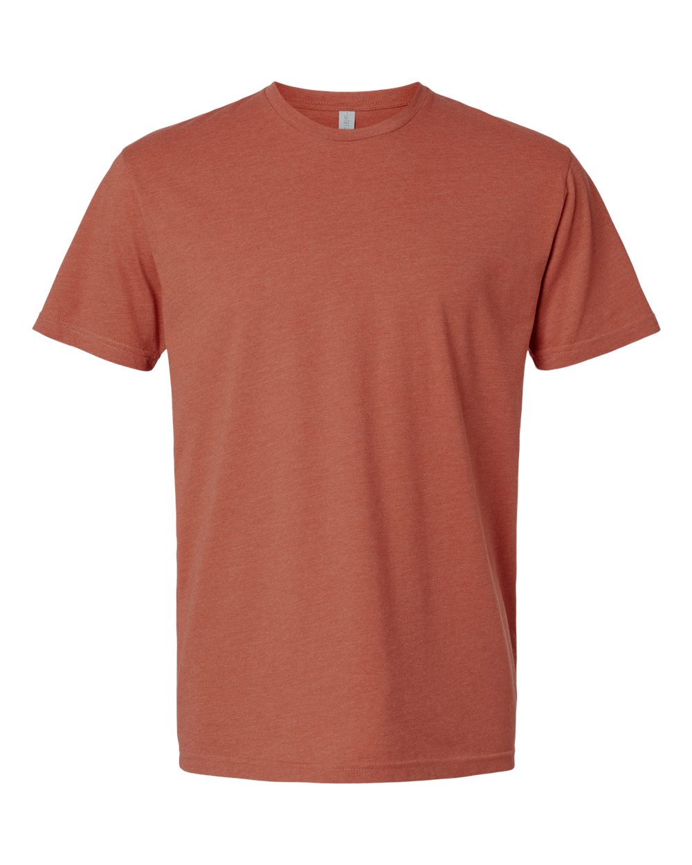 Front View of Heather Redwood CVC T-Shirt - 6210