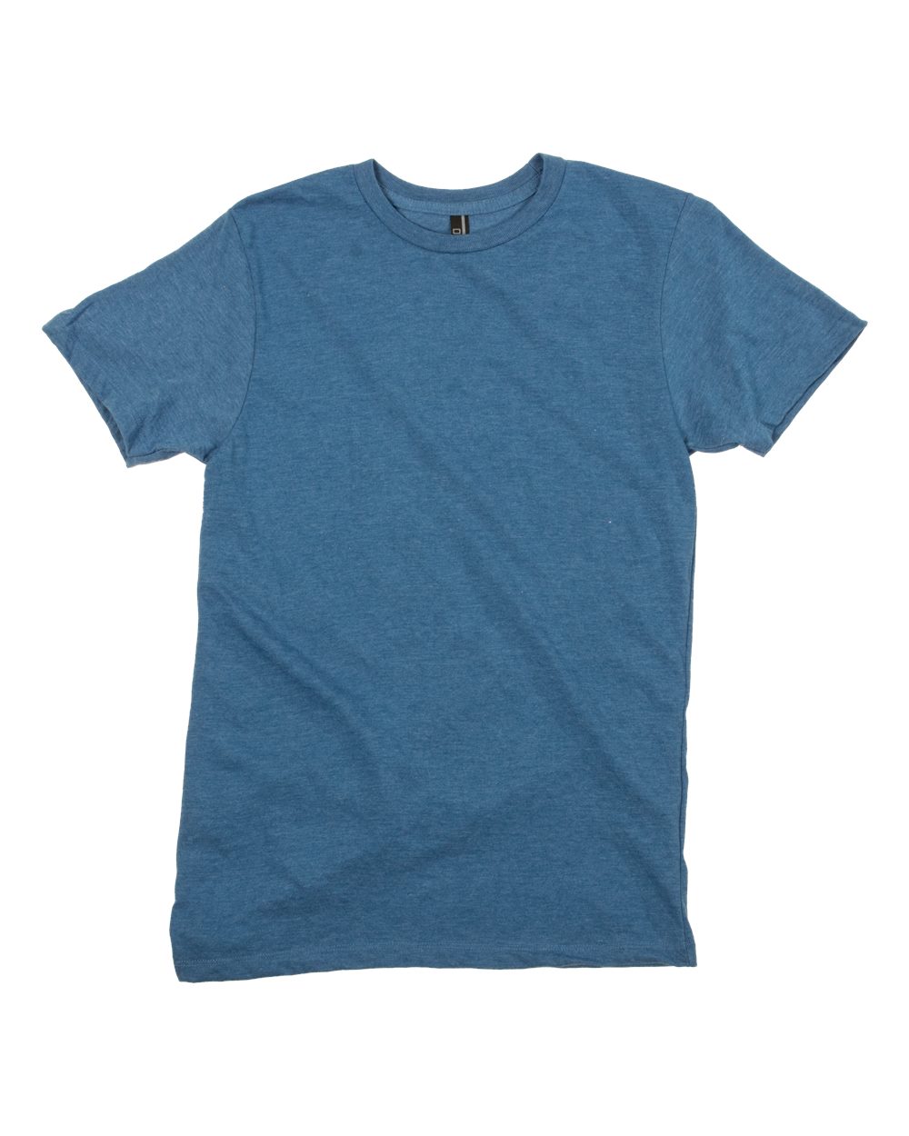 Front View of Heather Royal (disc) Unisex Premium Cotton Blend T-Shirt - 6200