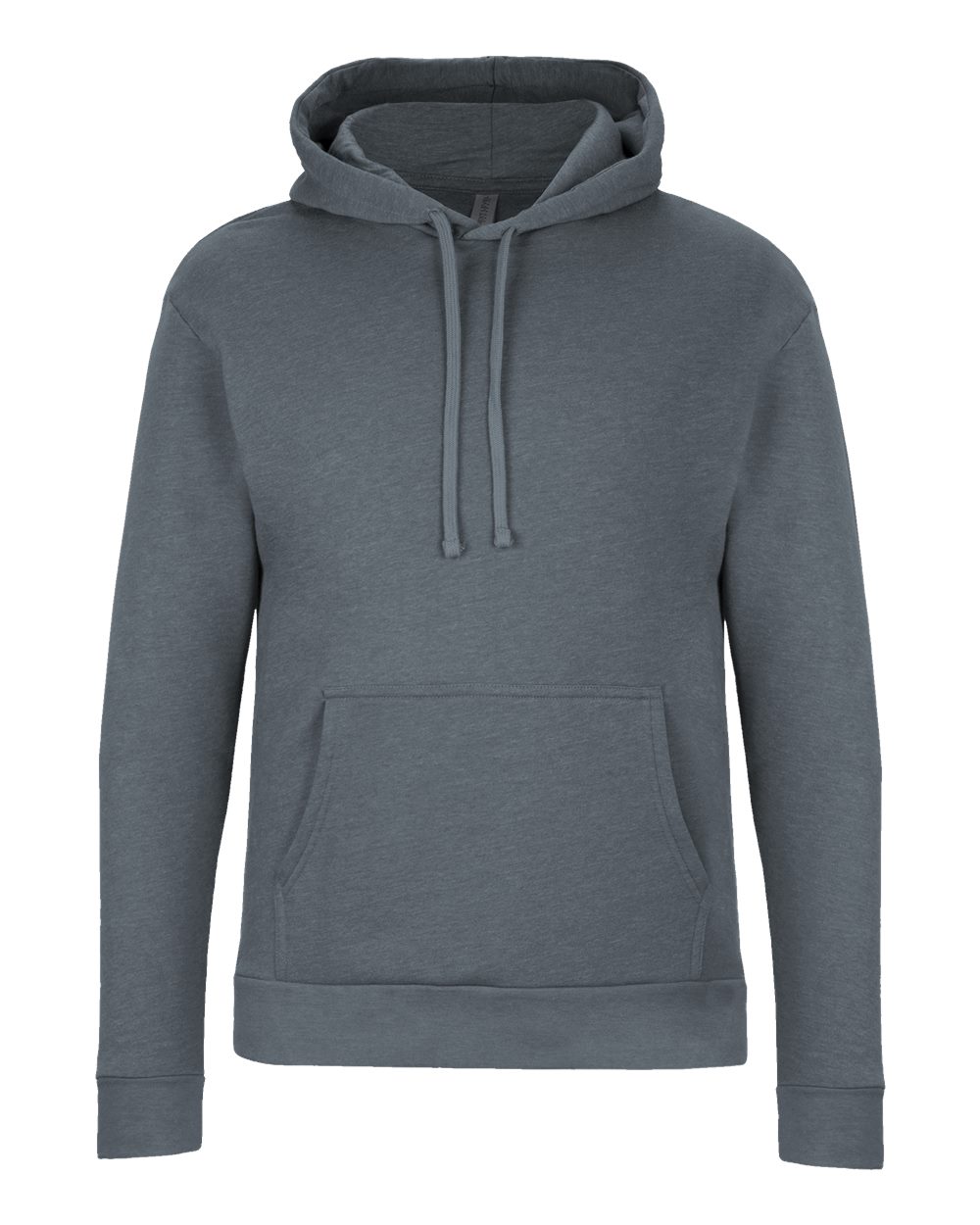 Front View of Heather Slate Blue Malibu Hoodie - 9302