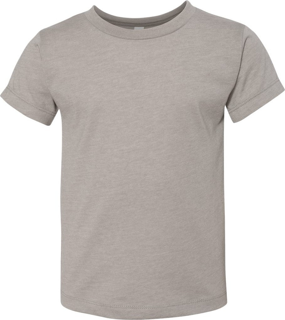 Front View of Heather Stone Toddler Jersey Tee - 3001T