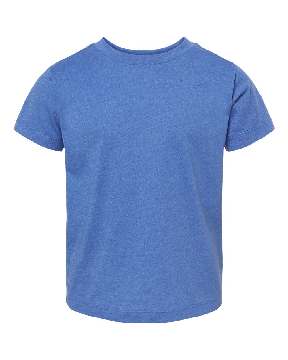 Front View of Heather True Royal Toddler Jersey Tee - 3001T